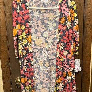LuLaRoe Kids Floral Cardigan - Multicolor